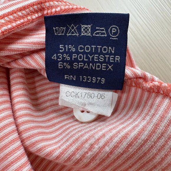 Clubhouse Collection Mens Pink Striped Print Performance Golf Polo Shirts Sz XL - Picture 8 of 12